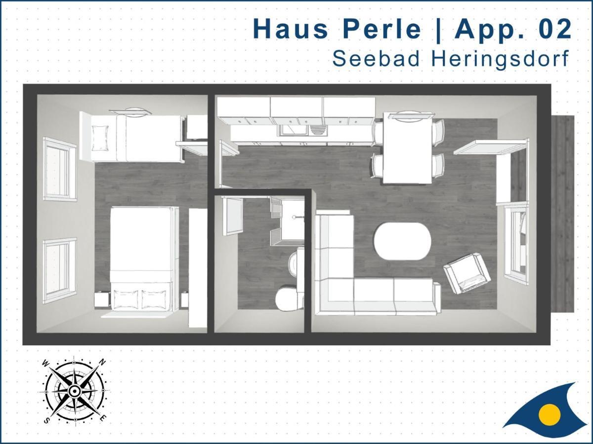 Haus Perle Whg 02 Apartment เฮริงสดอร์ฟ ภายนอก รูปภาพ
