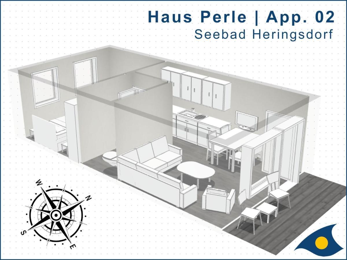 Haus Perle Whg 02 Apartment เฮริงสดอร์ฟ ภายนอก รูปภาพ